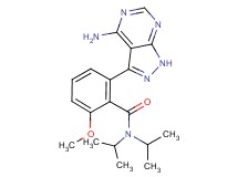 2-(4-amino-1H-pyrazolo[3,4-d]pyrimidin-3-yl)-N,N-diisopropyl-6-methoxybenzamide