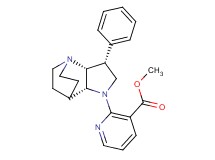 methyl 2-[(3R*,3aR*,7aR*)-3-phenylhexahydro-4,7-ethanopyrrolo[3,2-b]pyridin-1(2H)-yl]nicotinate
