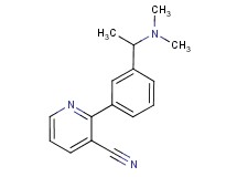 2-{3-[1-(dimethylamino)ethyl]phenyl}nicotinonitrile