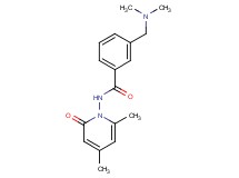 3-[(dimethylamino)methyl]-N-(4,6-dimethyl-2-oxo-1(2H)-pyridinyl)benzamide trifluoroacetate