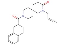 2-allyl-9-(1,2,3,4-tetrahydronaphthalen-2-ylcarbonyl)-2,9-diazaspiro[5.5]undecan-3-one