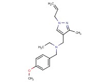N-[(1-allyl-3-methyl-1H-pyrazol-4-yl)methyl]-N-(4-methoxybenzyl)ethanamine