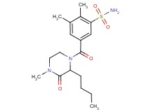 5-[(2-butyl-4-methyl-3-oxopiperazin-1-yl)carbonyl]-2,3-dimethylbenzenesulfonamide
