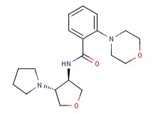 2-morpholin-4-yl-N-[(3R*,4R*)-4-pyrrolidin-1-yltetrahydrofuran-3-yl]benzamide
