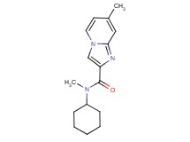 N-cyclohexyl-N,7-dimethylimidazo[1,2-a]pyridine-2-carboxamide trifluoroacetate