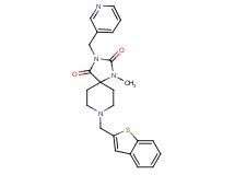 8-(1-benzothien-2-ylmethyl)-1-methyl-3-(3-pyridinylmethyl)-1,3,8-triazaspiro[4.5]decane-2,4-dione