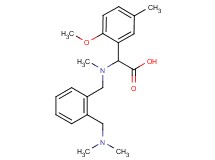 [{2-[(dimethylamino)methyl]benzyl}(methyl)amino](2-methoxy-5-methylphenyl)acetic acid