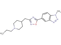 1-methyl-5-{3-[(1-propylpiperidin-4-yl)methyl]-1,2,4-oxadiazol-5-yl}-1H-1,2,3-benzotriazole
