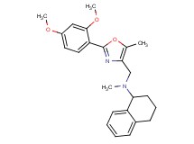 N-{[2-(2,4-dimethoxyphenyl)-5-methyl-1,3-oxazol-4-yl]methyl}-N-methyl-1,2,3,4-tetrahydro-1-naphthalenamine