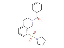 2-(cyclohex-3-en-1-ylcarbonyl)-8-(pyrrolidin-1-ylsulfonyl)-1,2,3,4-tetrahydroisoquinoline