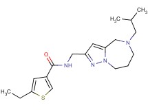 5-ethyl-N-[(5-isobutyl-5,6,7,8-tetrahydro-4H-pyrazolo[1,5-a][1,4]diazepin-2-yl)methyl]thiophene-3-carboxamide