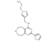2-(2-furyl)-N-[(1-propyl-1H-pyrazol-4-yl)methyl]-6,7,8,9-tetrahydro-5H-pyrimido[4,5-d]azepin-4-amine