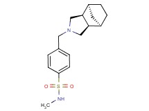 4-[(1R*,2R*,6S*,7S*)-4-azatricyclo[5.2.1.0~2,6~]dec-4-ylmethyl]-N-methylbenzenesulfonamide