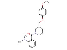 2-({3-[(4-methoxyphenoxy)methyl]-1-piperidinyl}carbonyl)-N,N-dimethylaniline