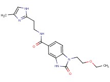 1-(2-ethoxyethyl)-N-[2-(4-methyl-1H-imidazol-2-yl)ethyl]-2-oxo-2,3-dihydro-1H-benzimidazole-5-carboxamide