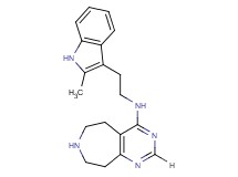 N-[2-(2-methyl-1H-indol-3-yl)ethyl]-6,7,8,9-tetrahydro-5H-pyrimido[4,5-d]azepin-4-amine