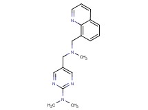 N,N-dimethyl-5-{[methyl(quinolin-8-ylmethyl)amino]methyl}pyrimidin-2-amine