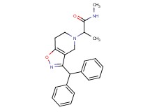 2-[3-(diphenylmethyl)-6,7-dihydroisoxazolo[4,5-c]pyridin-5(4H)-yl]-N-methylpropanamide