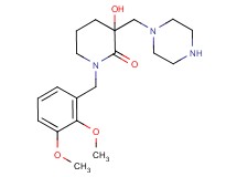 1-(2,3-dimethoxybenzyl)-3-hydroxy-3-(1-piperazinylmethyl)-2-piperidinone hydrochloride