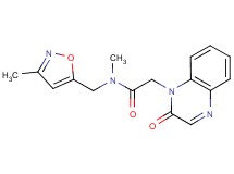 N-methyl-N-[(3-methylisoxazol-5-yl)methyl]-2-(2-oxoquinoxalin-1(2H)-yl)acetamide