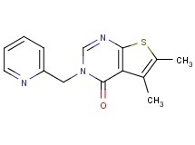 5,6-dimethyl-3-(pyridin-2-ylmethyl)thieno[2,3-d]pyrimidin-4(3H)-one