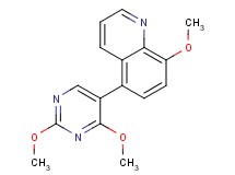 5-(2,4-dimethoxy-5-pyrimidinyl)-8-methoxyquinoline