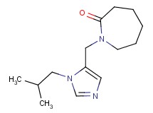 1-[(1-isobutyl-1H-imidazol-5-yl)methyl]azepan-2-one