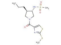 N-((3S*,4R*)-1-{[2-(methylthio)-1,3-thiazol-4-yl]carbonyl}-4-propylpyrrolidin-3-yl)methanesulfonamide