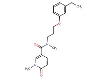 N-[3-(3-ethylphenoxy)propyl]-N,1-dimethyl-6-oxo-1,6-dihydropyridine-3-carboxamide