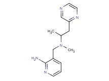 3-{[methyl(1-methyl-2-pyrazin-2-ylethyl)amino]methyl}pyridin-2-amine
