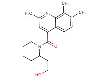 2-{1-[(2,7,8-trimethyl-4-quinolinyl)carbonyl]-2-piperidinyl}ethanol trifluoroacetate (salt)