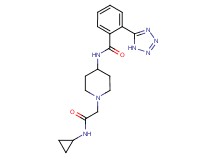 N-{1-[2-(cyclopropylamino)-2-oxoethyl]piperidin-4-yl}-2-(1H-tetrazol-5-yl)benzamide