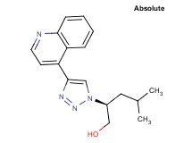 (2S)-4-methyl-2-(4-quinolin-4-yl-1H-1,2,3-triazol-1-yl)pentan-1-ol