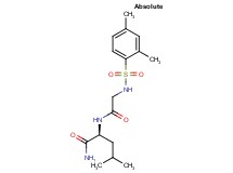 (2S)-2-[({[(2,4-dimethylphenyl)sulfonyl]amino}acetyl)amino]-4-methylpentanamide