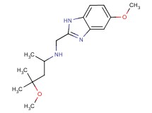 4-methoxy-N-[(5-methoxy-1H-benzimidazol-2-yl)methyl]-4-methylpentan-2-amine