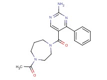 5-[(4-acetyl-1,4-diazepan-1-yl)carbonyl]-4-phenylpyrimidin-2-amine