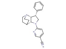 6-[(3R*,3aR*,7aR*)-3-phenylhexahydro-4,7-ethanopyrrolo[3,2-b]pyridin-1(2H)-yl]nicotinonitrile