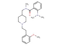 2-(dimethylamino)-N-({1-[2-(2-methoxyphenyl)ethyl]-4-piperidinyl}methyl)-N-methylbenzamide