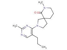 7-methyl-2-(2-methyl-5-propylpyrimidin-4-yl)-2,7-diazaspiro[4.5]decan-6-one