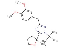 1-tert-butyl-3-(3,4-dimethoxybenzyl)-5-(2-methyltetrahydrofuran-2-yl)-1H-1,2,4-triazole