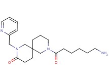 8-(6-aminohexanoyl)-2-(2-pyridinylmethyl)-2,8-diazaspiro[5.5]undecan-3-one