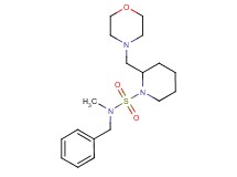 N-benzyl-N-methyl-2-(4-morpholinylmethyl)-1-piperidinesulfonamide