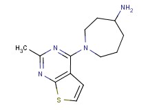 1-(2-methylthieno[2,3-d]pyrimidin-4-yl)-4-azepanamine dihydrochloride