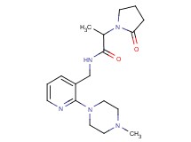 N-{[2-(4-methylpiperazin-1-yl)pyridin-3-yl]methyl}-2-(2-oxopyrrolidin-1-yl)propanamide