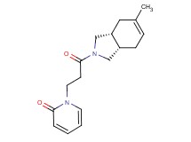 1-{3-[(3aR*,7aS*)-5-methyl-1,3,3a,4,7,7a-hexahydro-2H-isoindol-2-yl]-3-oxopropyl}-2(1H)-pyridinone