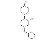 (3'R*,4'R*)-1'-(cyclopentylmethyl)-1,4'-bipiperidine-3',4-diol
