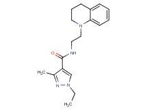 N-[2-(3,4-dihydroquinolin-1(2H)-yl)ethyl]-1-ethyl-3-methyl-1H-pyrazole-4-carboxamide