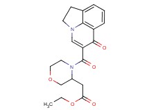 ethyl {4-[(6-oxo-1,2-dihydro-6H-pyrrolo[3,2,1-ij]quinolin-5-yl)carbonyl]morpholin-3-yl}acetate