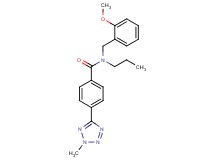 N-(2-methoxybenzyl)-4-(2-methyl-2H-tetrazol-5-yl)-N-propylbenzamide
