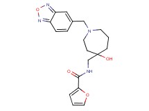 N-{[1-(2,1,3-benzoxadiazol-5-ylmethyl)-4-hydroxy-4-azepanyl]methyl}-2-furamide